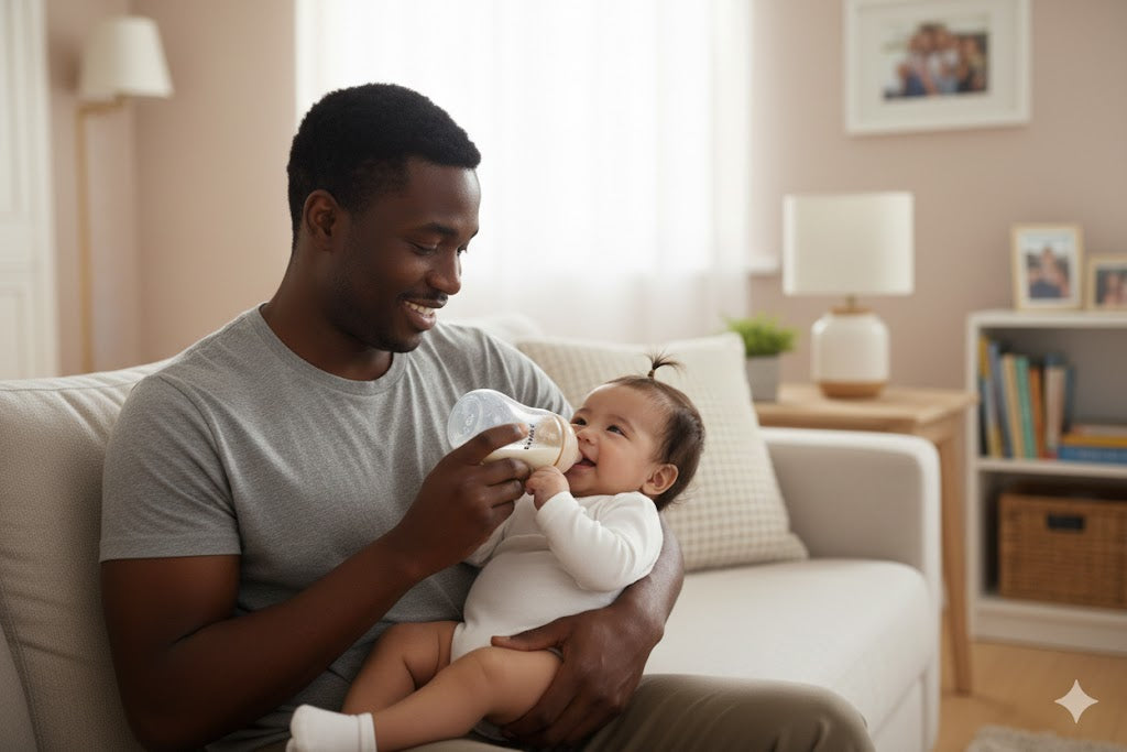 MAMIJOY Anti-Choke Baby Bottle Newborn Glass Bottles 90/160ML